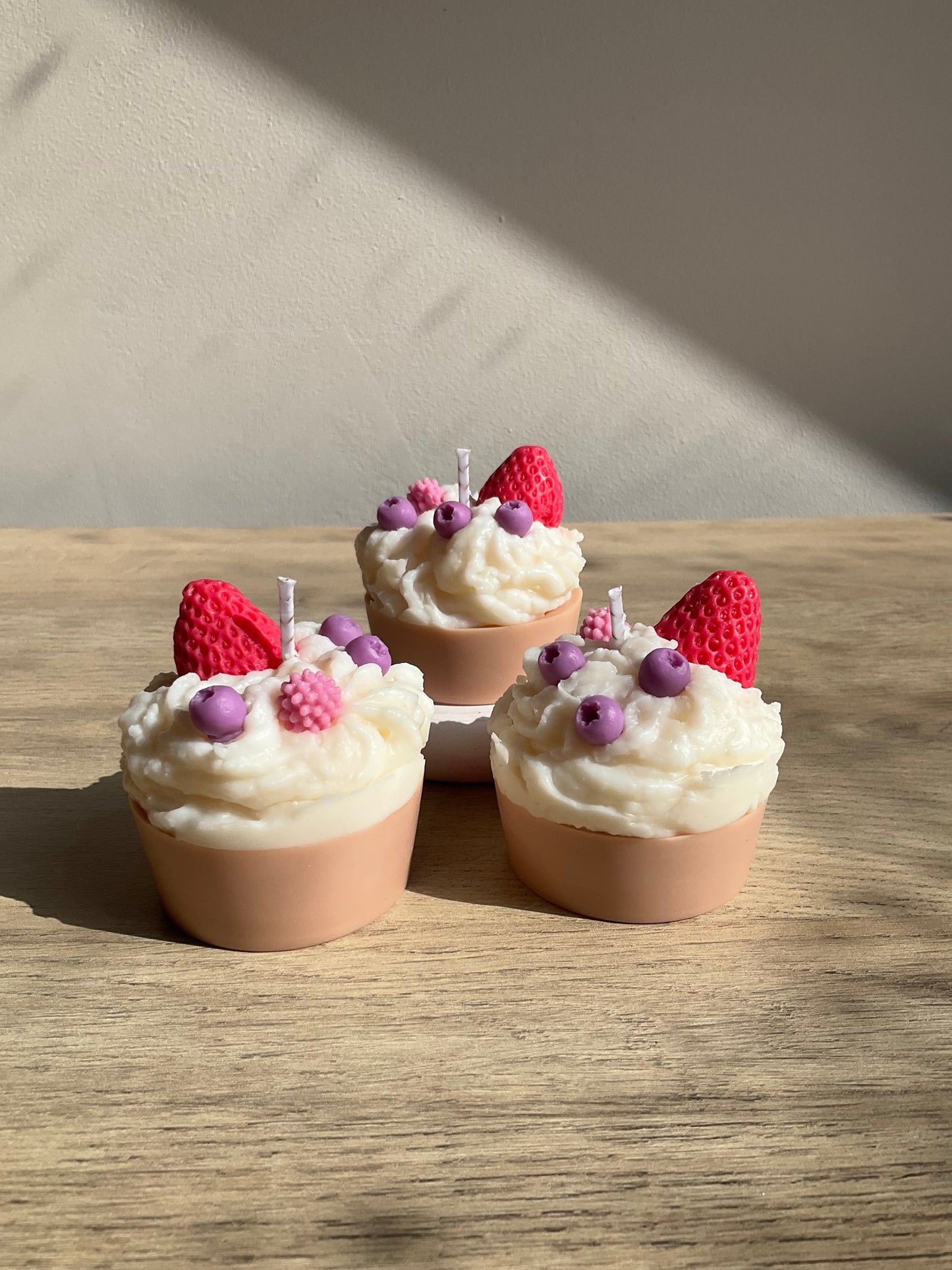 Cupcake de frutos rojos