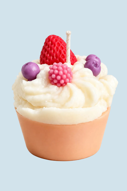 Cupcake de frutos rojos